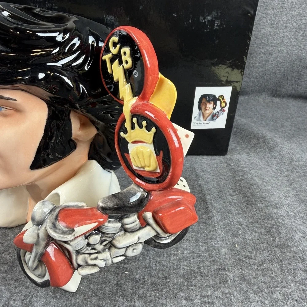 Royal Doulton Elvis Presley Viva Las Vegas TCB Character Jug EP10 Ltd‎ Ed Box